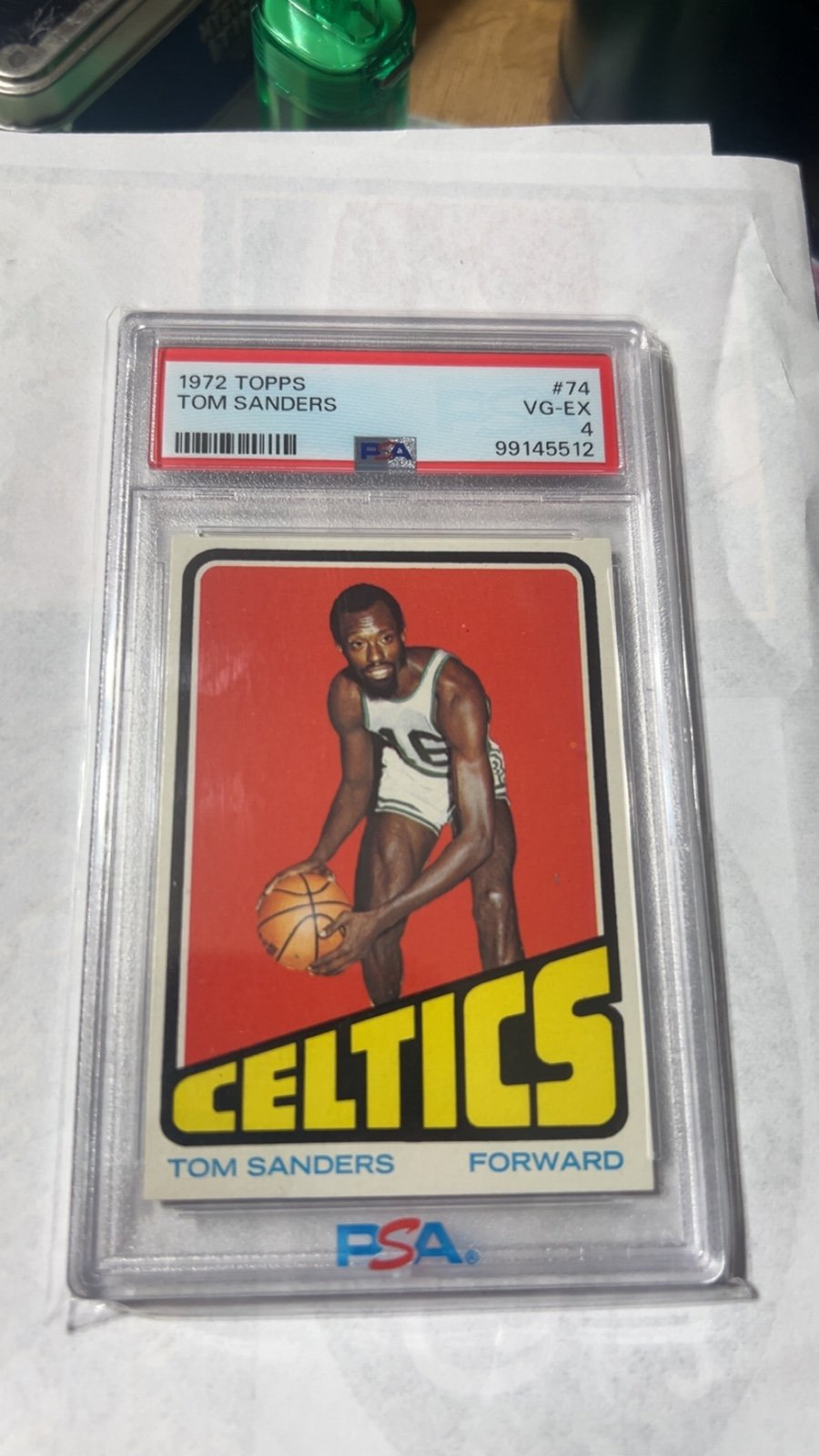 Tom Satch Sanders 1972 PSA 4 + Roger Clements 1986 SGC 8