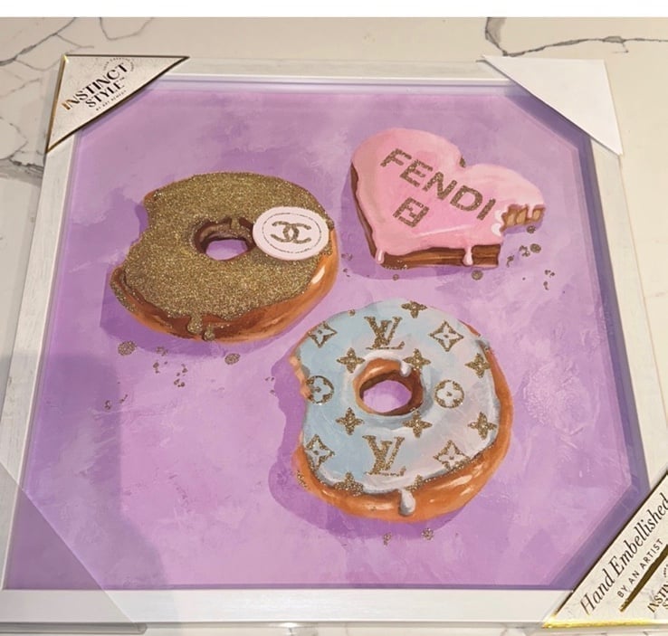 luxury donut wall Art