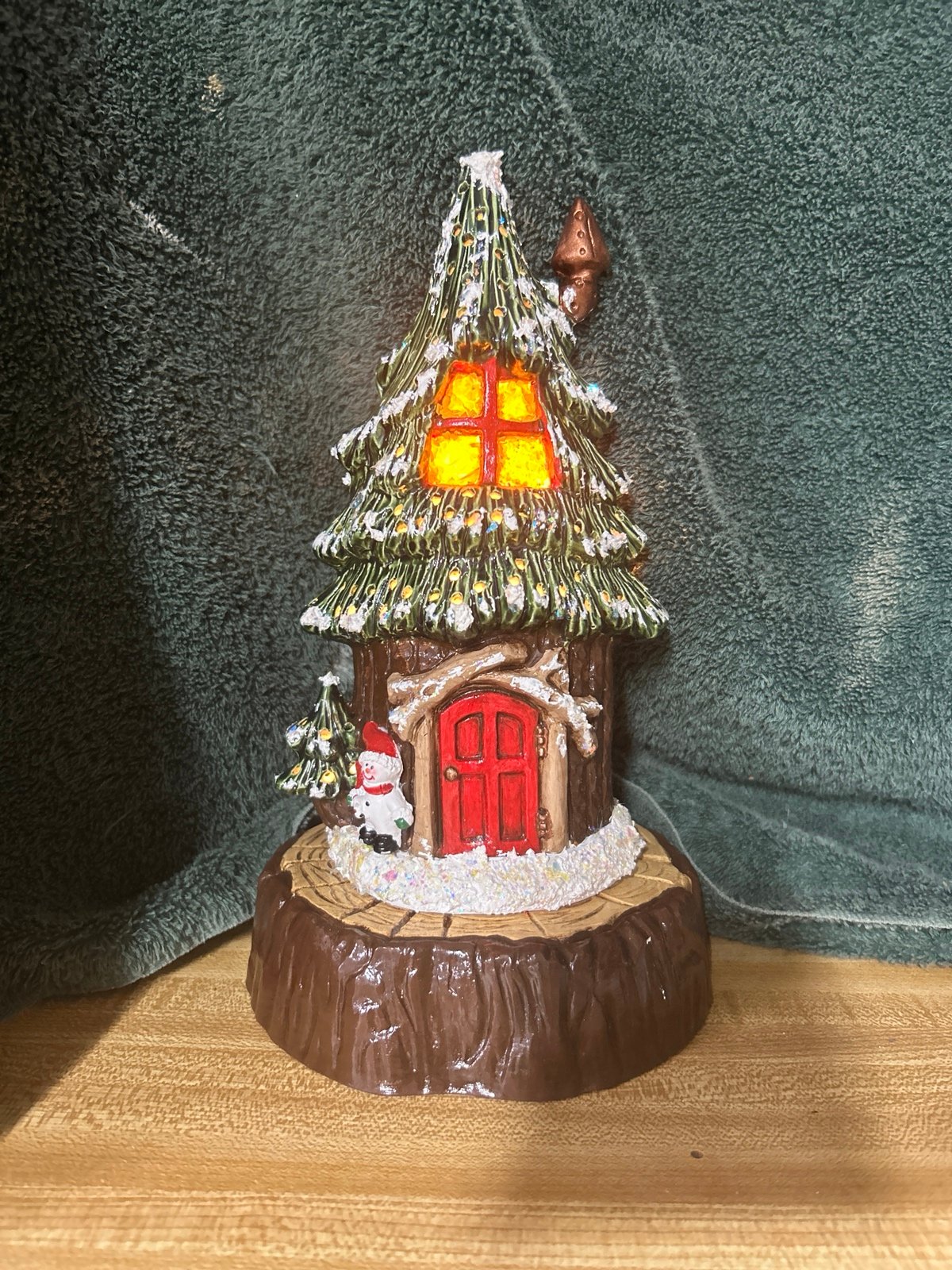Ceramics by Lindi: Lighted Fairy Christmas Tree House