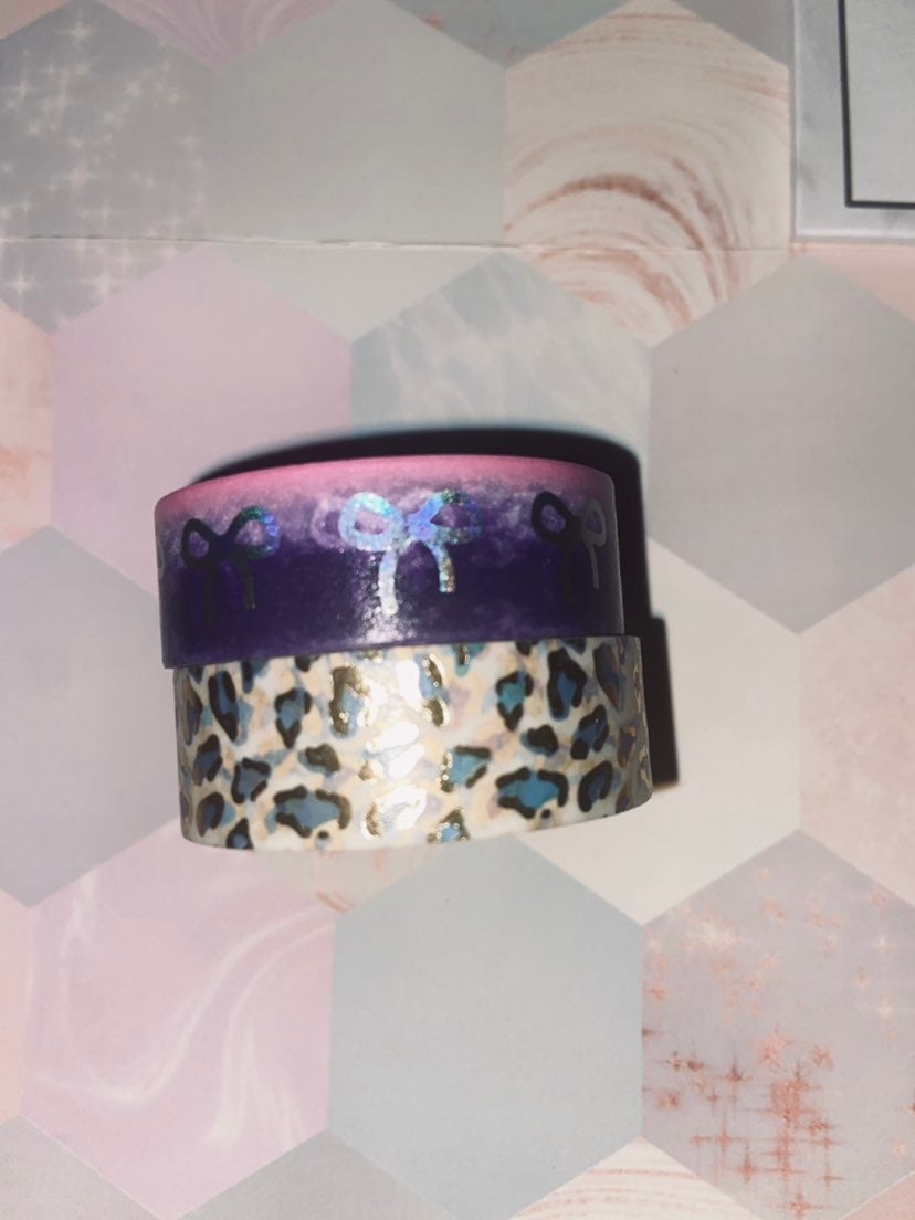 Simply Gilded Go Wild! 2018 Washi- Bows & Leopard Print