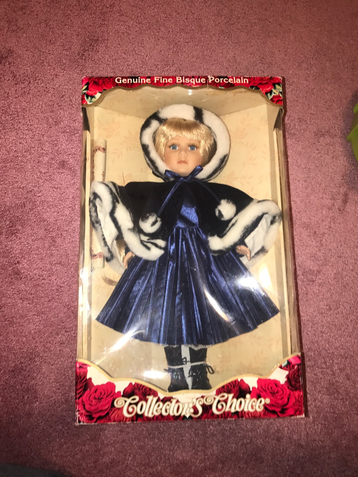 Genuine Fine Bisque Porcelain Doll