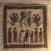 Hand-Printed Wall Hanging Tablecloth 100% Cotton Hand-Made 30 x 30 Black White