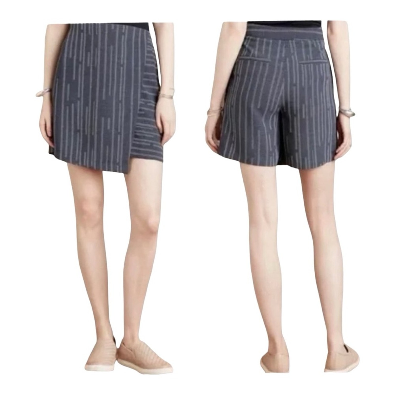 Anthropologie Elevenses Peoria Side Zip Skort
