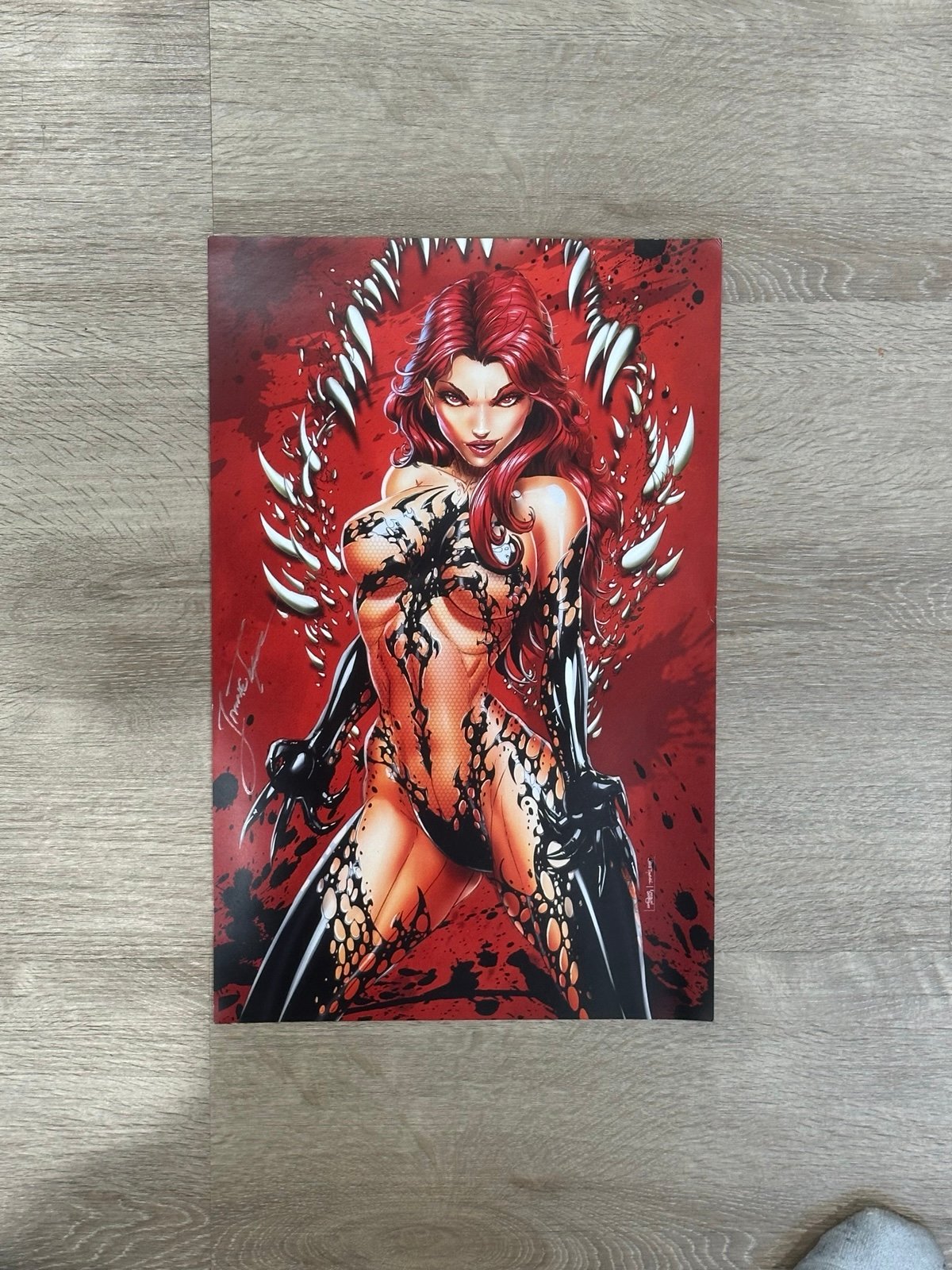 Carnage Cosplay (Red Series) Con Exclusive 2022 Virgin Naughty Signed by Jamie T