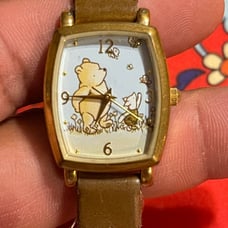 Winnie the Pooh & Piglet Gold Tone