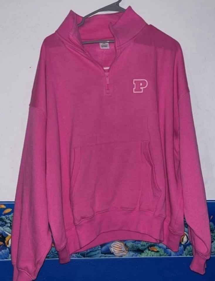Victoria’s Secret pink sweatshirt