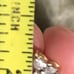 14k Diamond set , post cluster earrings and cluster pendant 0.25 CTW