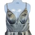 New JVNI by Jovanni Metallic GoldPlunging Neckline Homecoming Semi Formal Dress