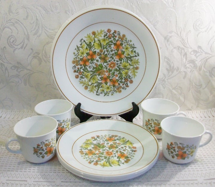 12 PC. Vintage Indian Summer CorningWare