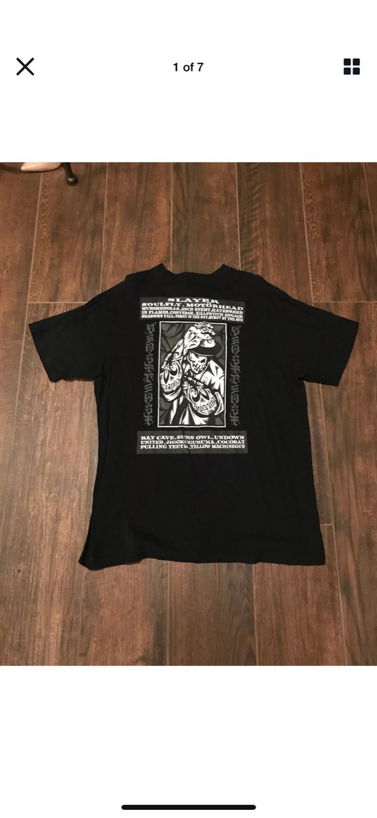 Slayer 2002 Tour t-shirt XL