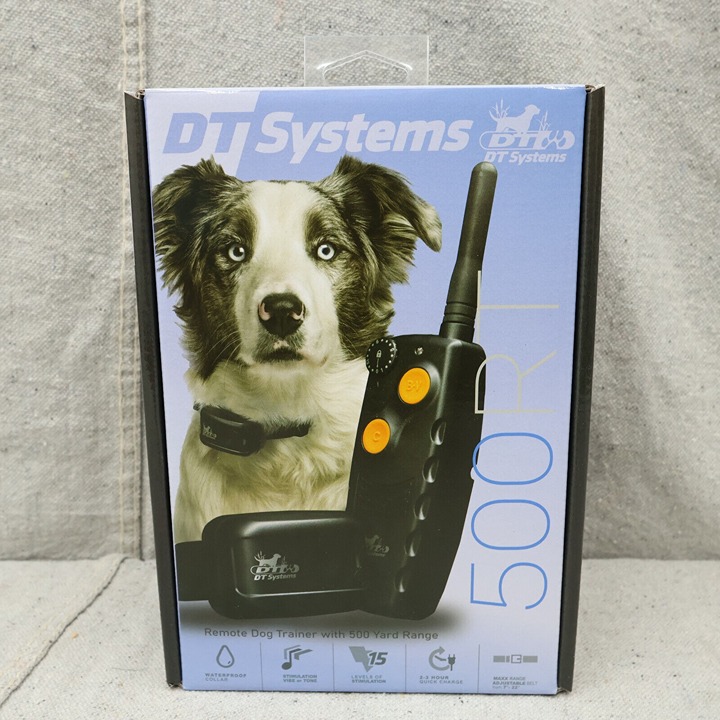 New Remote Dog Training Collar 500 Yard Range DT Systems 500RT