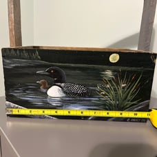 Barn wood organizer.