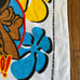Vintage scooby doo towel 90s hanna barbera cartoon tv show promo