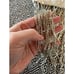 Nidodileda Designer Sequins Crop Shawl Lace Cream Size Small