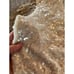 Nidodileda Designer Sequins Crop Shawl Lace Cream Size Small