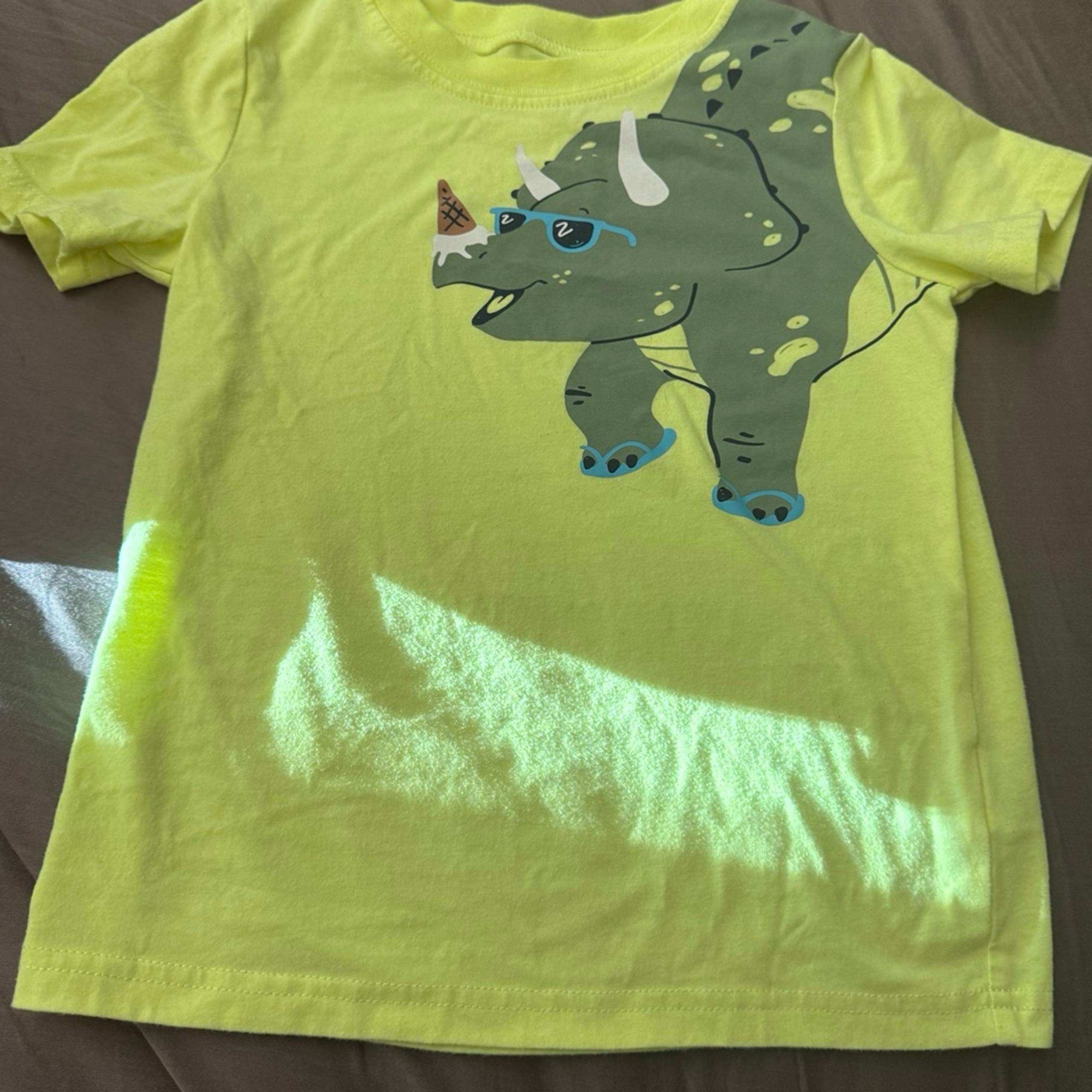 Neon dinosaur shirt