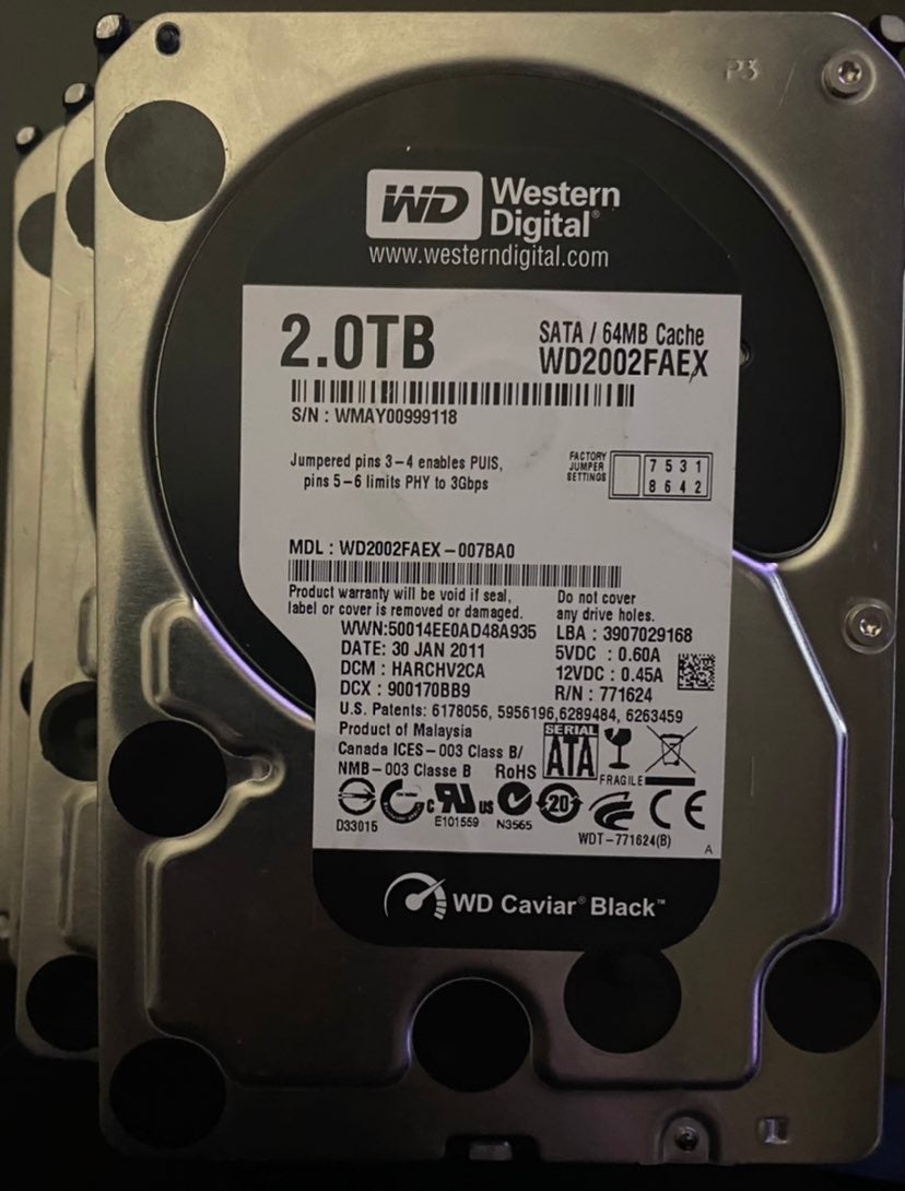 Western Digital 2TB 'Caviar Black'