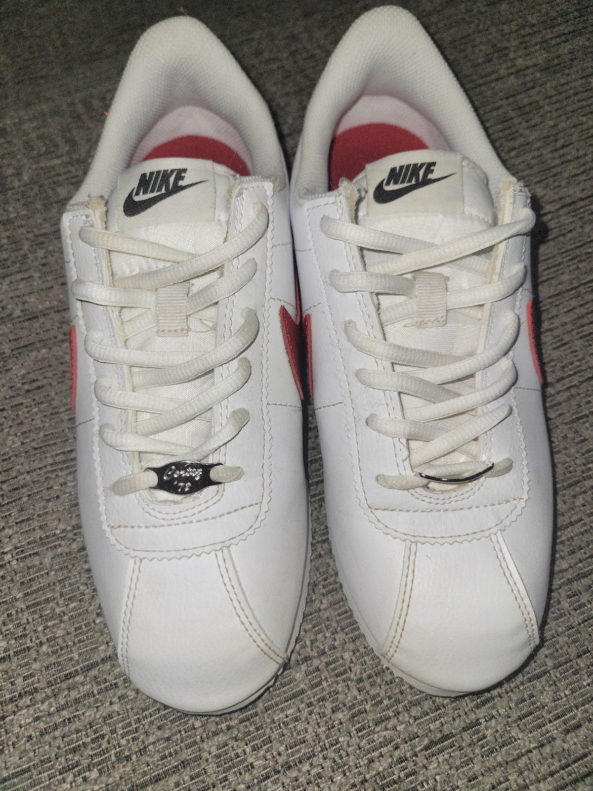 Nike Classic Cortez Leather 807471 103 White/varsity Red Size 6.5Y