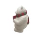 Vintage Caroling Polar Bear & Penguin Christmas Cookie Jar Ceramic W/Box CELLAR