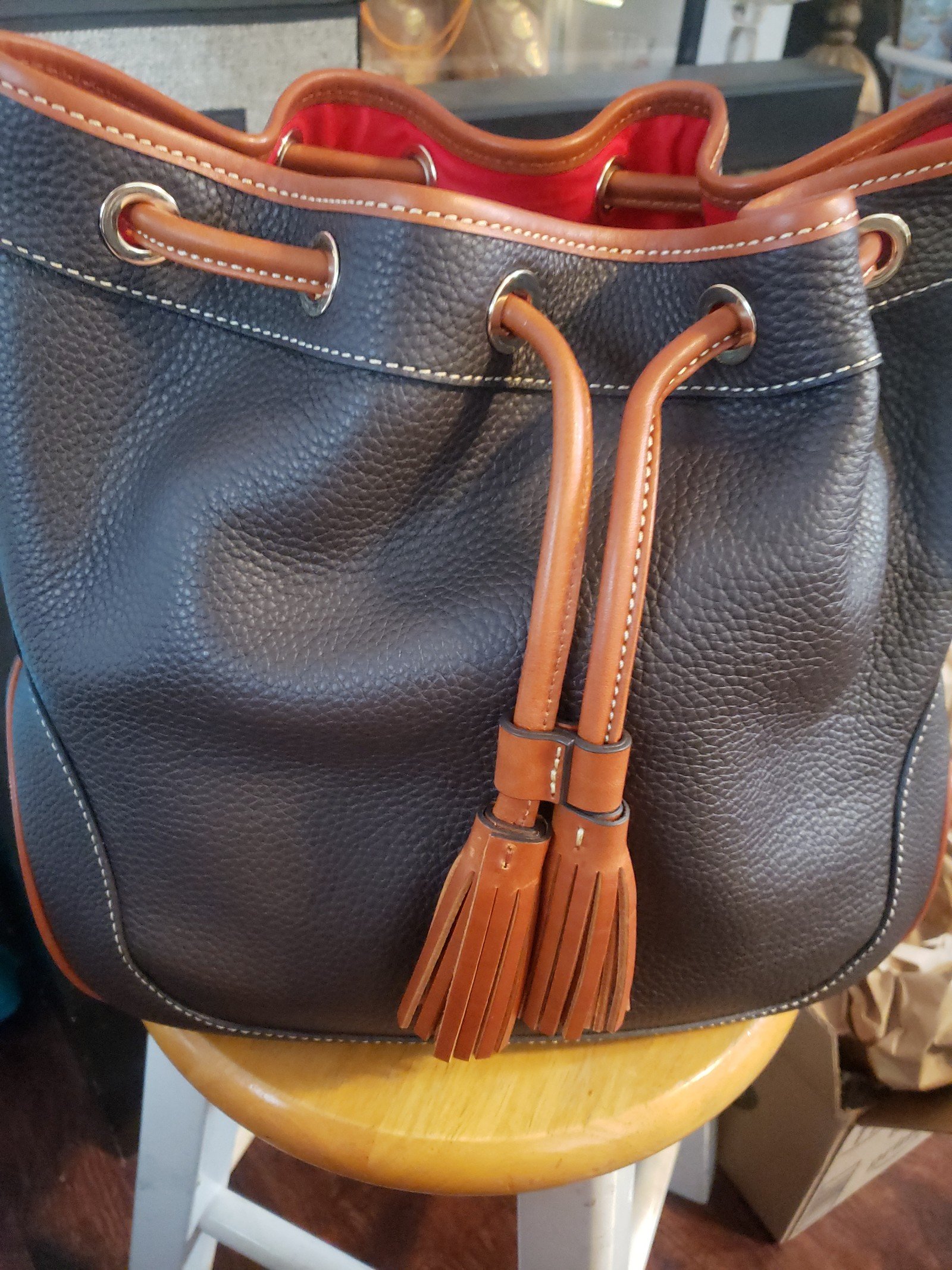 DOONEY AND BOURKE DRAWSTRING BAG