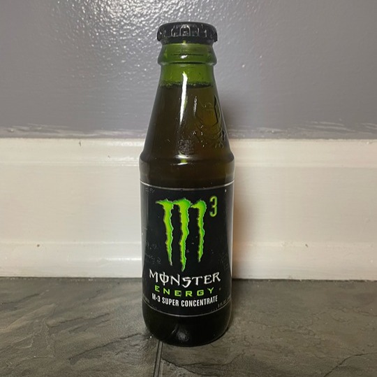 Monster Energy M3 Super Concentrate 5oz Collectible Sealed Glass Bottle2010