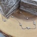 CZ Station Diamond By The Yard Sterling Silver Necklace