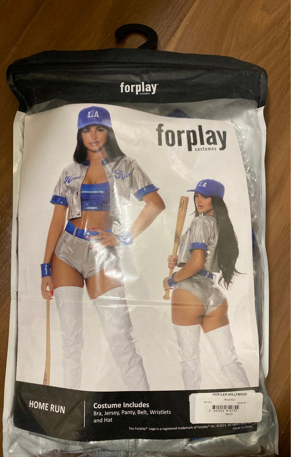 Baseball Forplay Costume