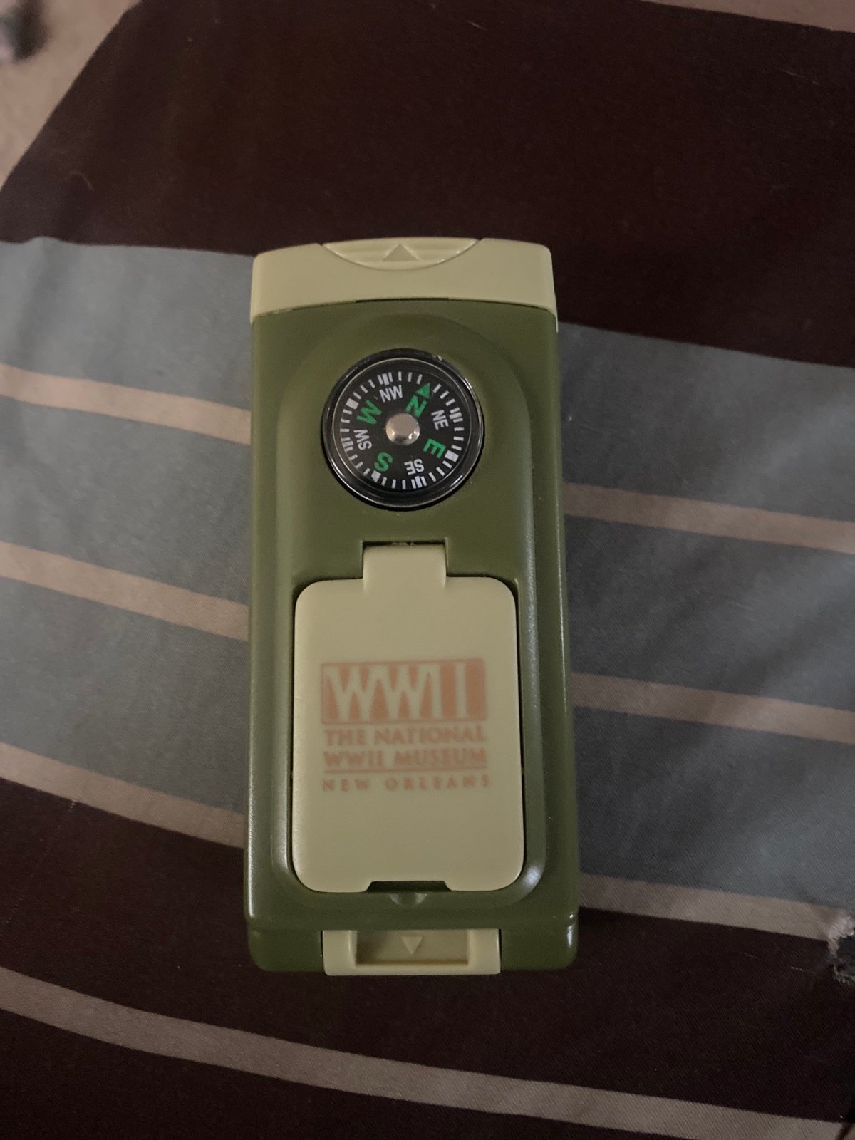Logo WWII Survivalist Kit with Mirror, Compass and Other Tools