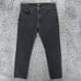 Revtown Jeans Mens 33x26 Black Faded Automic Straight Leg Denim Mid Rise