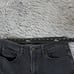 Revtown Jeans Mens 33x26 Black Faded Automic Straight Leg Denim Mid Rise