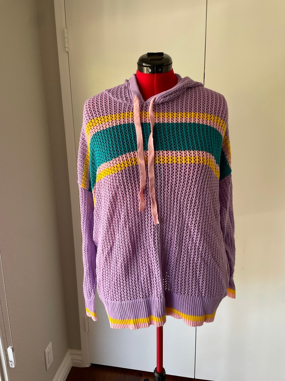 Purple Torrid knit hoodie