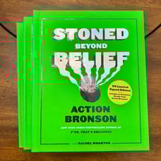 Action Bronson Stoned Beyond Belief Cookbook- Signed