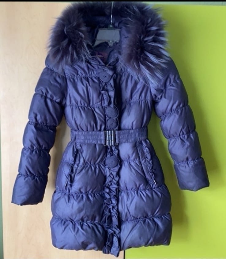 Genuine Fur Down Coat Jacket