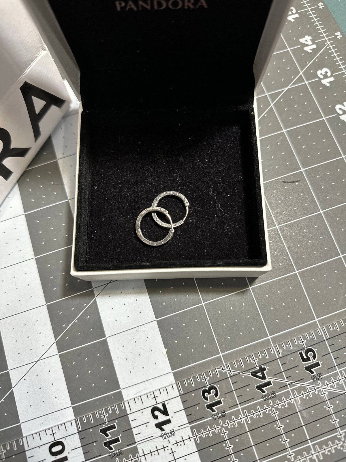 Pandora hoop earrings