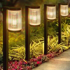 NEW 6Pack Solar Pathway Lights Outdoor,Upgraded Outdoor Solar Lights for Outside