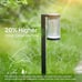 NEW 6Pack Solar Pathway Lights Outdoor,Upgraded Outdoor Solar Lights for Outside