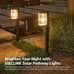 NEW 6Pack Solar Pathway Lights Outdoor,Upgraded Outdoor Solar Lights for Outside