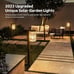 NEW 6Pack Solar Pathway Lights Outdoor,Upgraded Outdoor Solar Lights for Outside