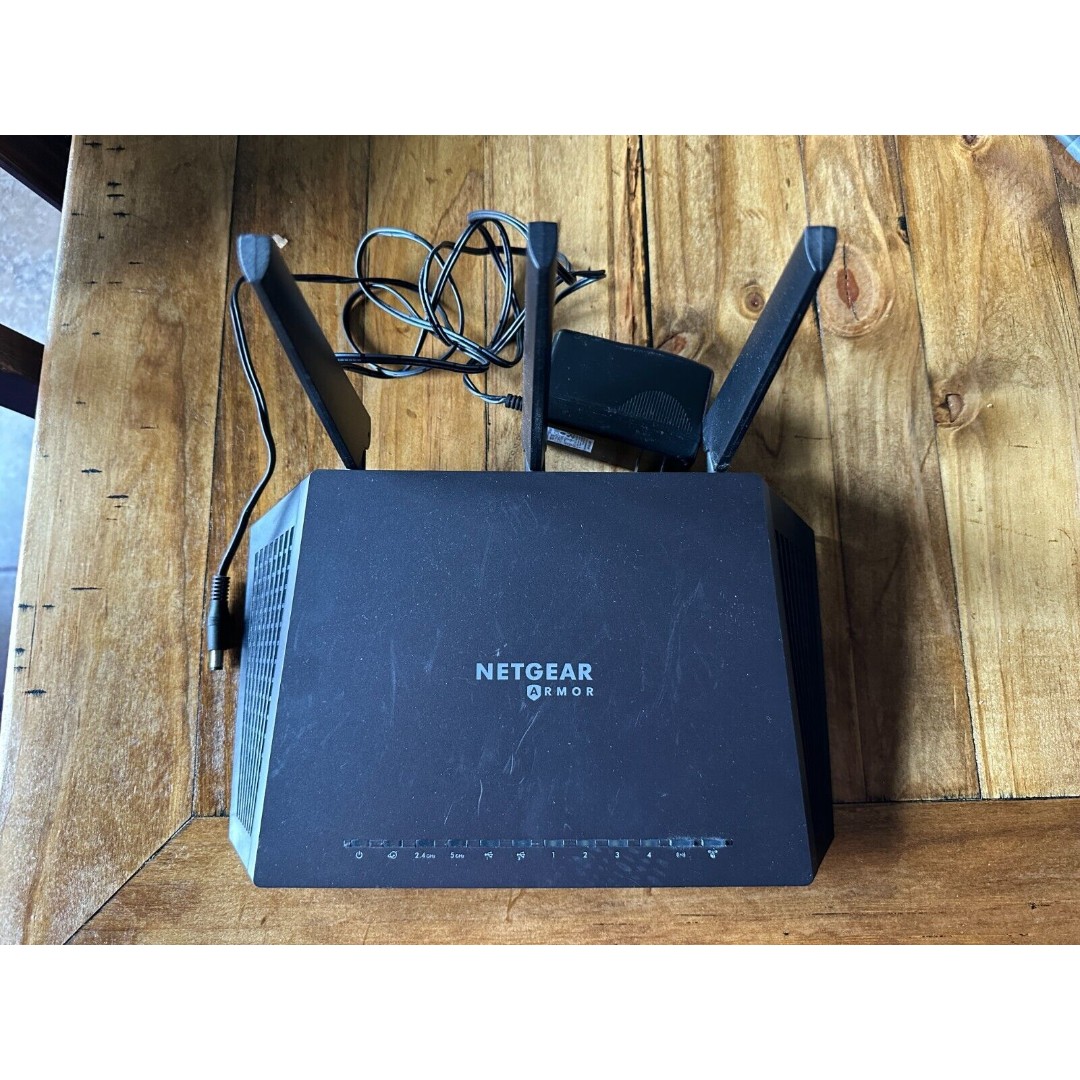 Netgear Nighthawk AC2300 RS400 Cybersecurity WiFi Router Dual Band w/ Adapter
