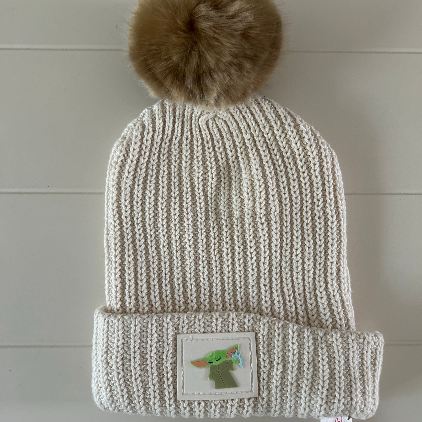 The Child Grogu Mandalorian Love Your Melon Adult Beanie Pom Star Wars