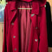 london fog red trench coat