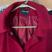 london fog red trench coat