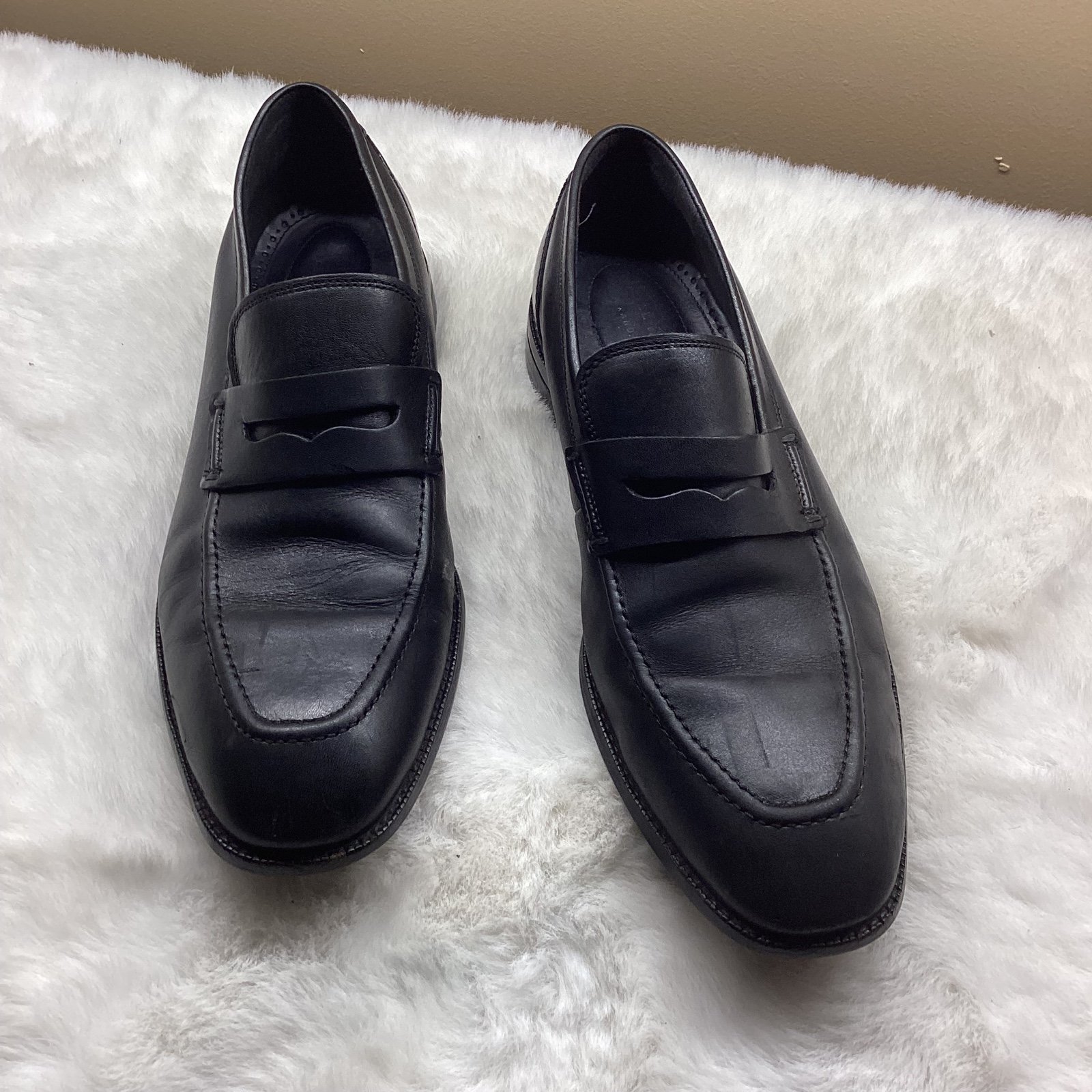 Cole Haan Black leather Penny Loafers Size 9.5