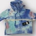 Wildfox Painted Sky Ivy Tie Dye Cropped Hoodie Size Medium NEW