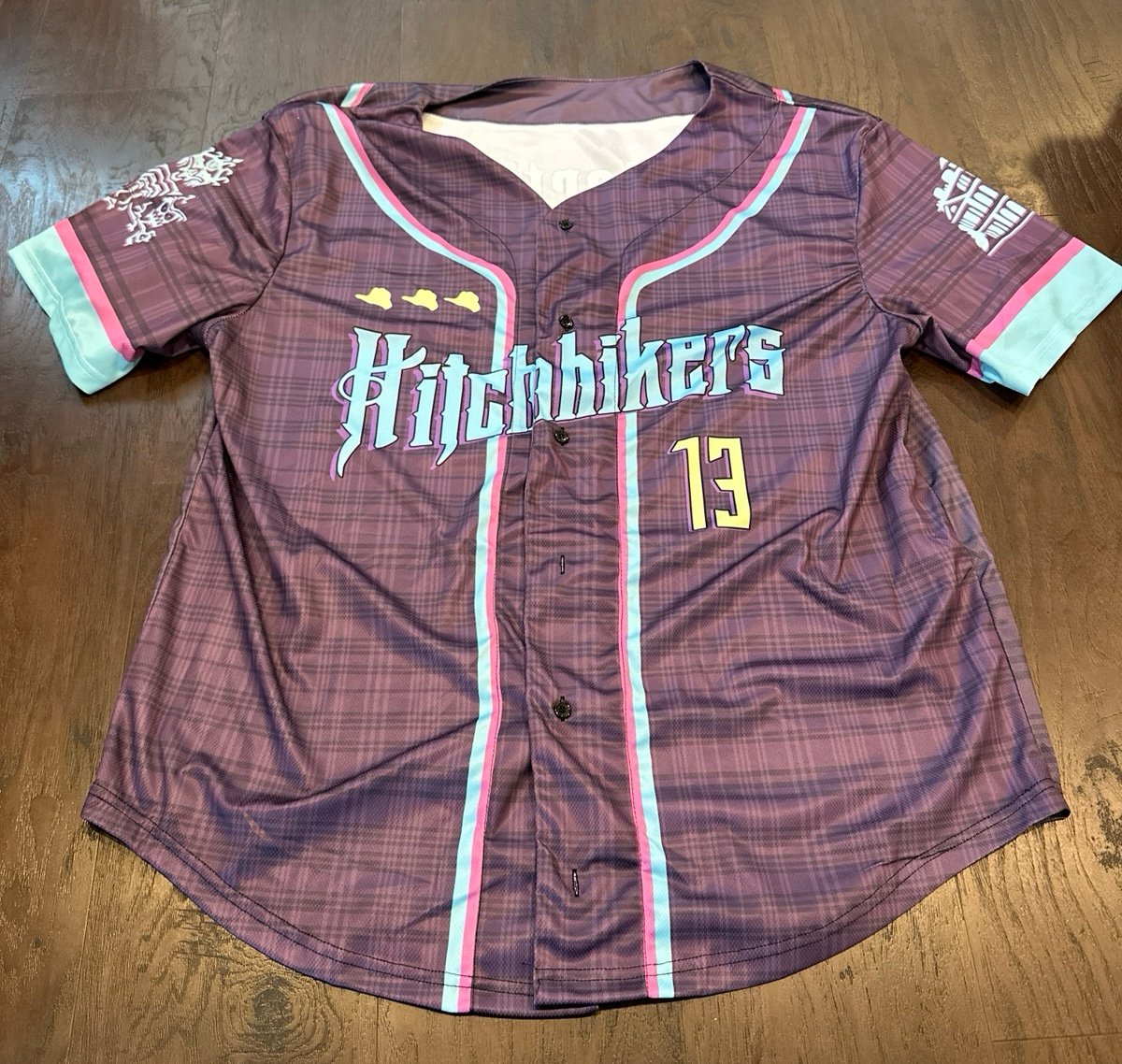 Hitchhikers Full-Button Baseball Jersey