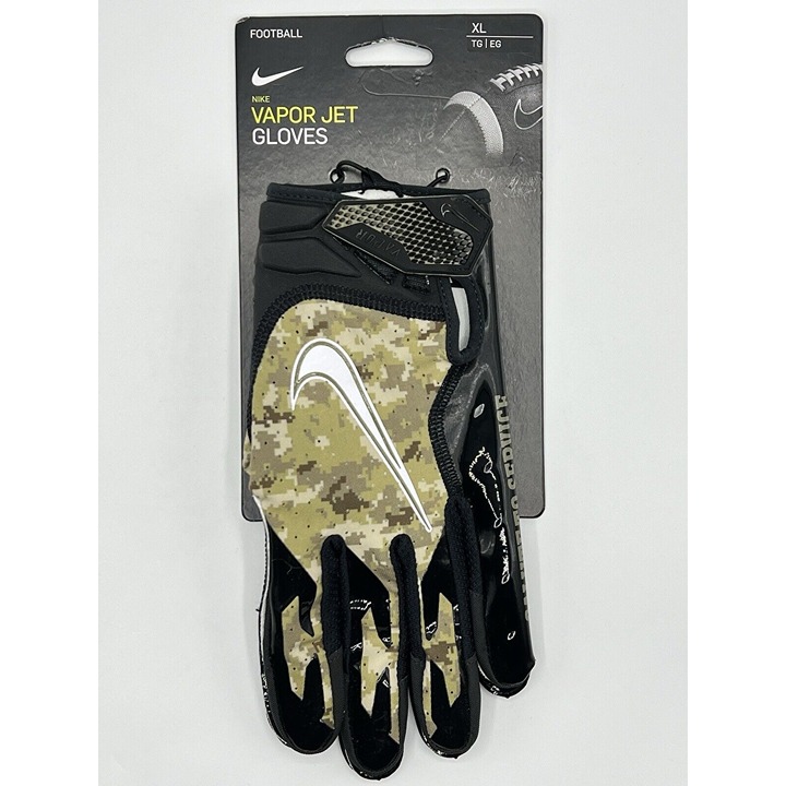 Nike Vapor Jet 6.0 Salute to Service Men Size XL Football Camo Receiver Gloves