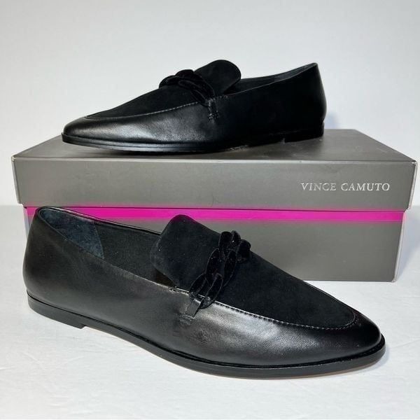 Vince Camuto Foronni Pointed Toe Suede Loafers Size: 6.5