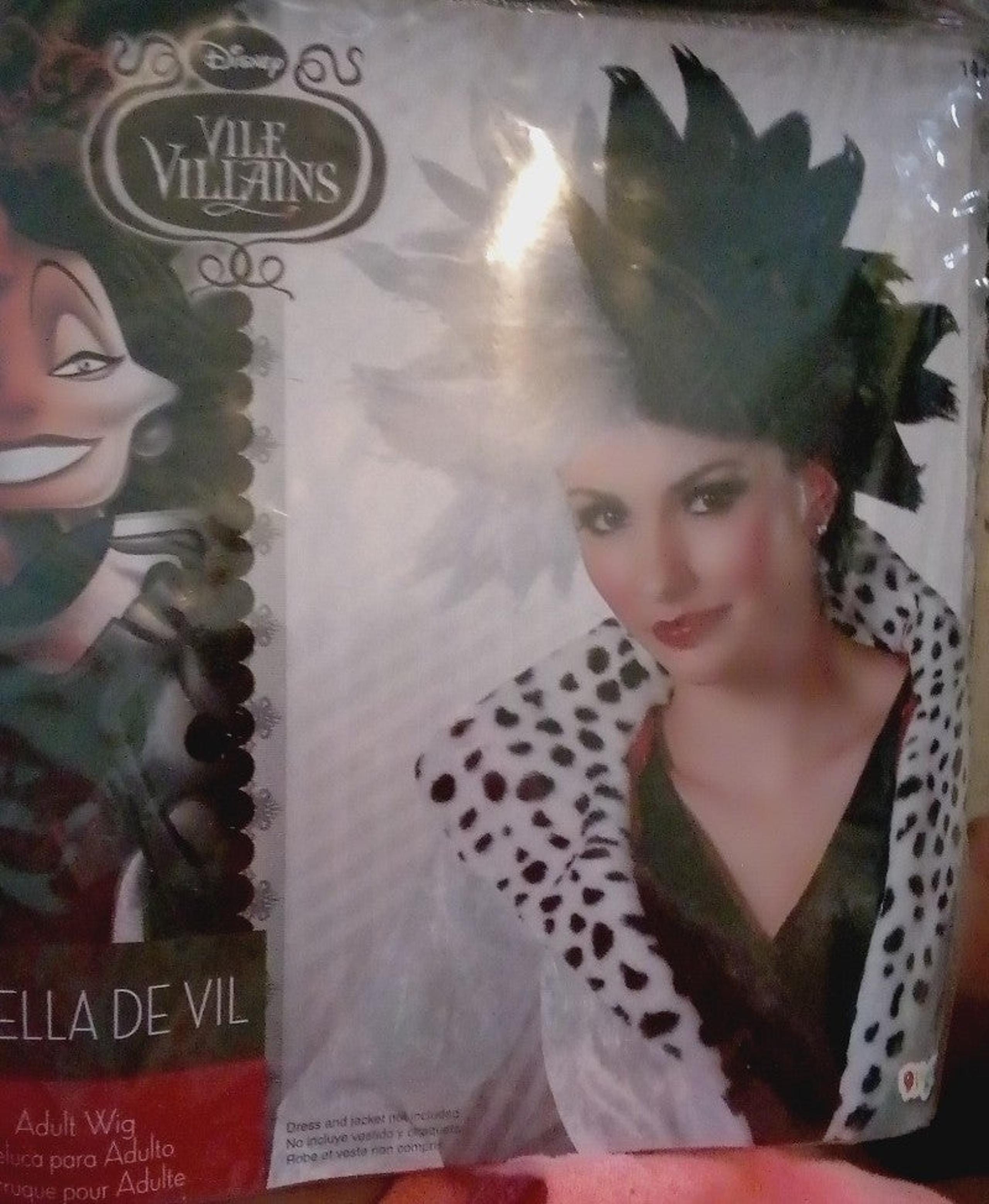 Disney's 101 dalmatian cruella de vil wig