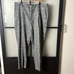 NWT AllSaints Astrid Sparkle Check Trousers, Grey Size 12