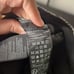NWT AllSaints Astrid Sparkle Check Trousers, Grey Size 12